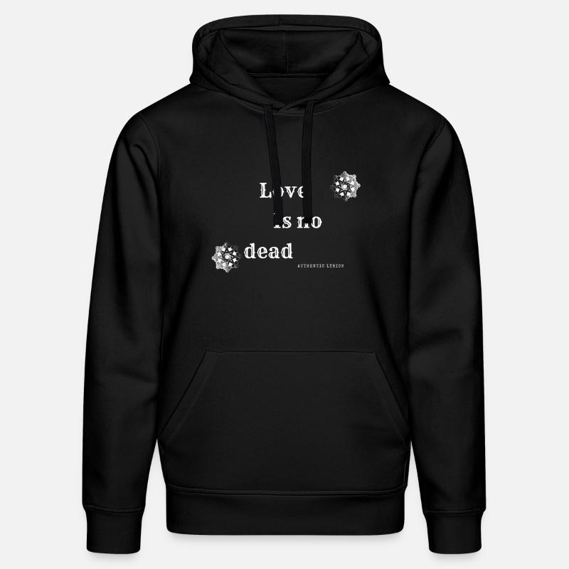 love is no dead - Sweat à capuche bio DRUMMER Stanley/Stella Unisexe - noir