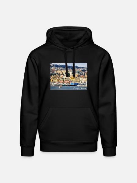 Genoa Italy – GENOA Italy Port - Stanley/Stella DRUMMER Unisex Organic Hoodie - black