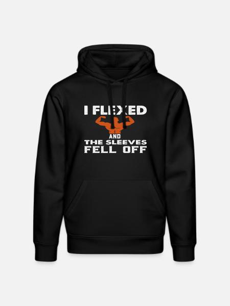 Muskulöse Panzerung durch Flex Humor - Stanley/Stella Unisex Bio-Hoodie DRUMMER - Schwarz
