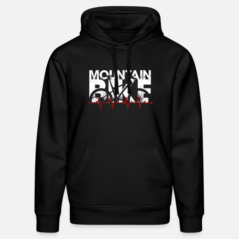 Rythme du VTT - Sweat à capuche bio DRUMMER Stanley/Stella Unisexe - noir