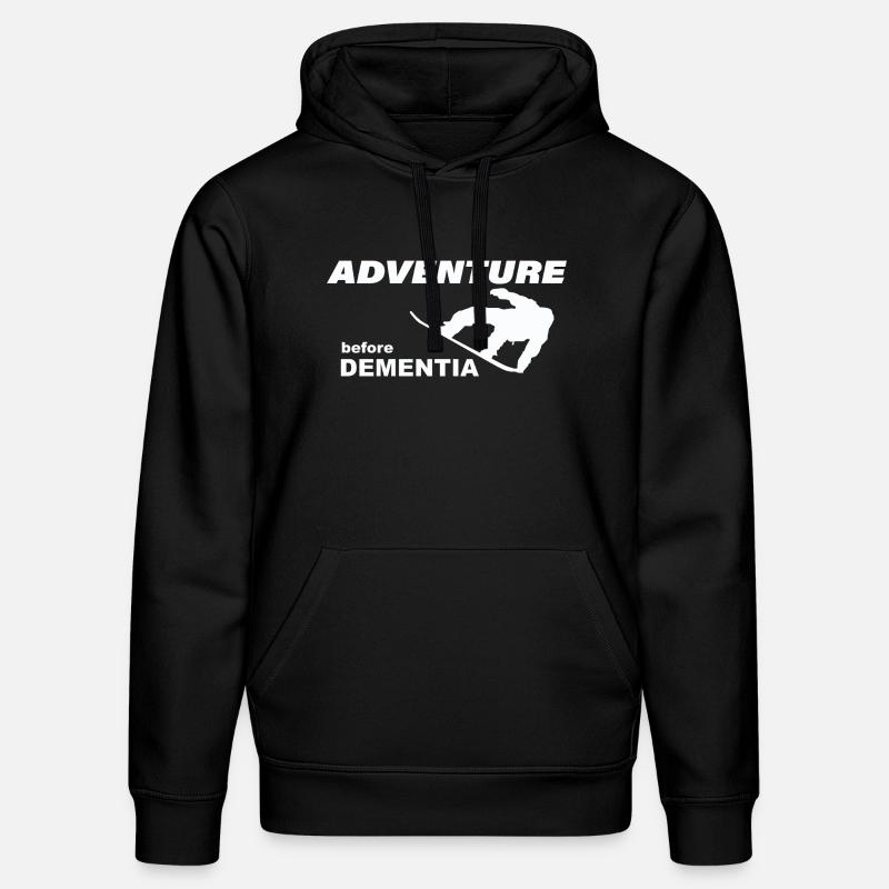 SNOWBOARD ADVENTURE - Stanley/Stella Unisex Bio-Hoodie DRUMMER  - Schwarz