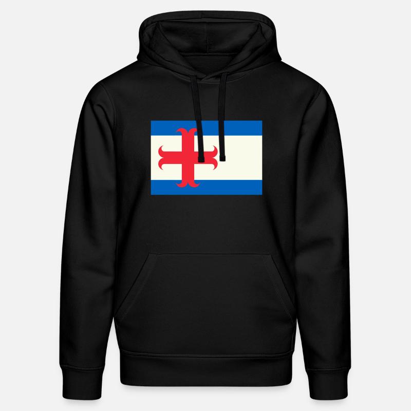 drapeau Zutphen - Sweat à capuche bio DRUMMER Stanley/Stella Unisexe - noir