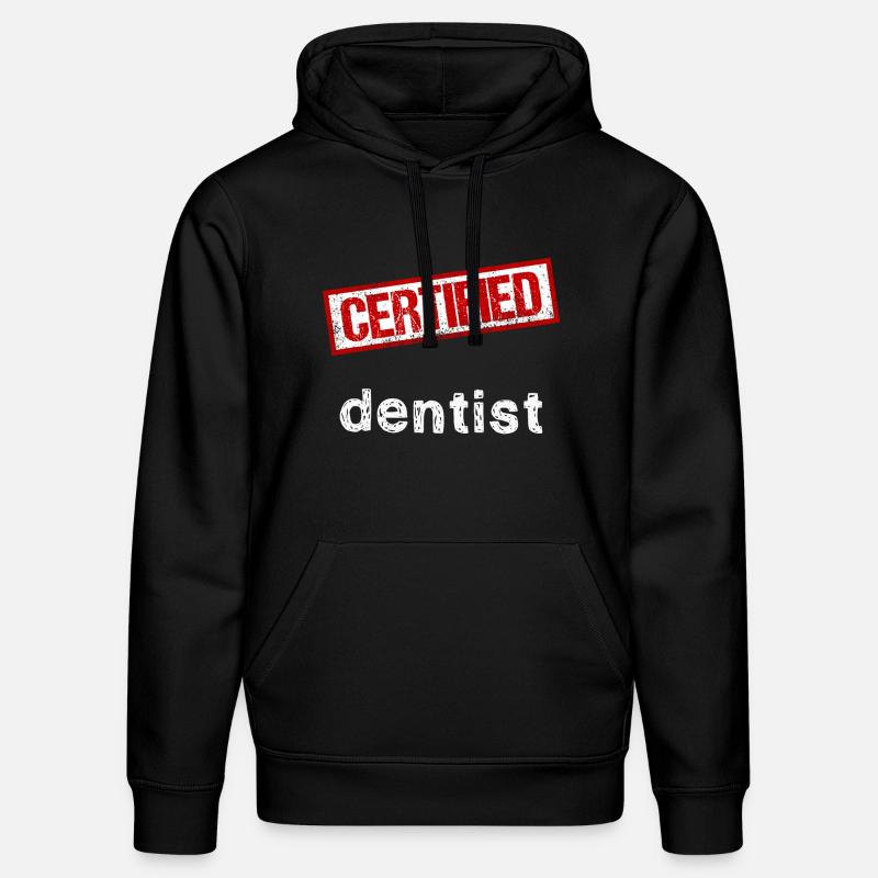 Dentiste - Sweat à capuche bio DRUMMER Stanley/Stella Unisexe - noir