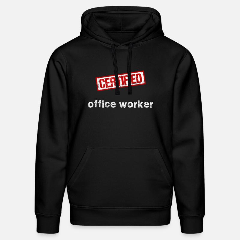 Employé de bureau - Sweat à capuche bio DRUMMER Stanley/Stella Unisexe - noir