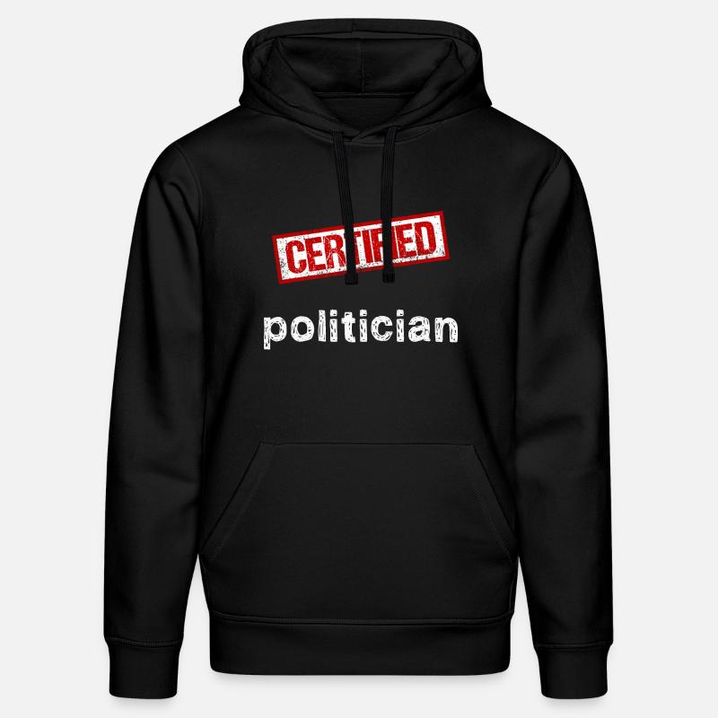 Politicien - Sweat à capuche bio DRUMMER Stanley/Stella Unisexe - noir