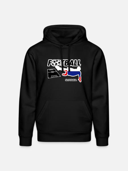 Fußball Fieber Slowakei - Stanley/Stella Unisex Bio-Hoodie DRUMMER - Schwarz