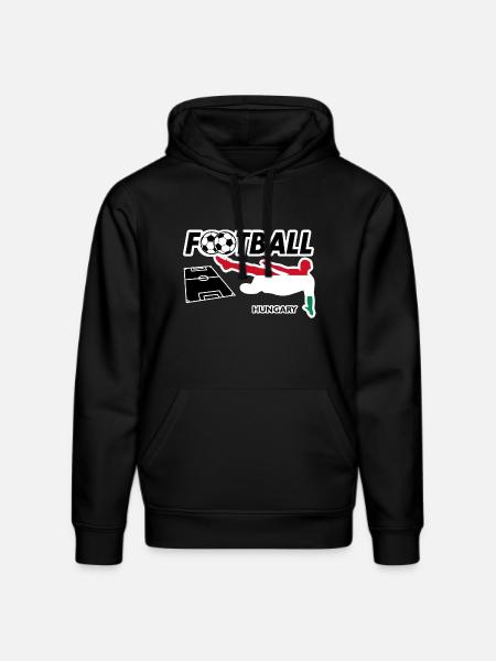 Fußball Fieber Ungarn - Stanley/Stella Unisex Bio-Hoodie DRUMMER - Schwarz