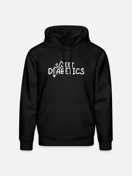 Diabetes Spruch - Stanley/Stella Unisex Bio-Hoodie DRUMMER  - Schwarz