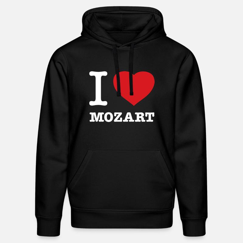 J’ADORE MOZART - Sweat à capuche bio DRUMMER Stanley/Stella Unisexe - noir