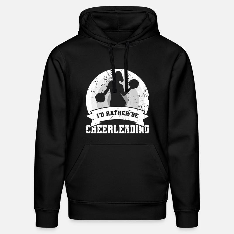 I’d Rather Be Cheerleading - Stanley/Stella Unisex Bio-Hoodie DRUMMER - Schwarz