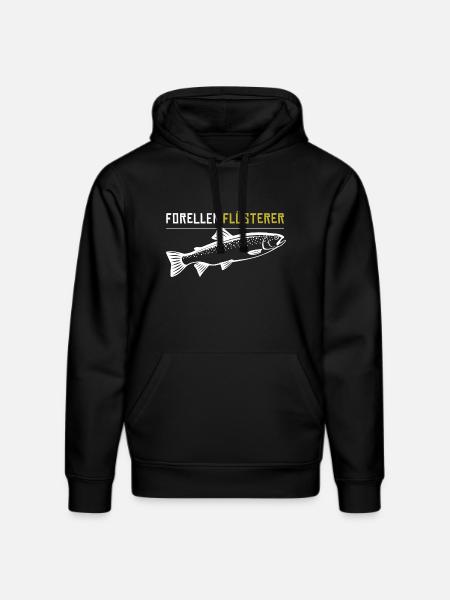 Forellen Flüsterer - Stanley/Stella Unisex Bio-Hoodie DRUMMER  - Schwarz