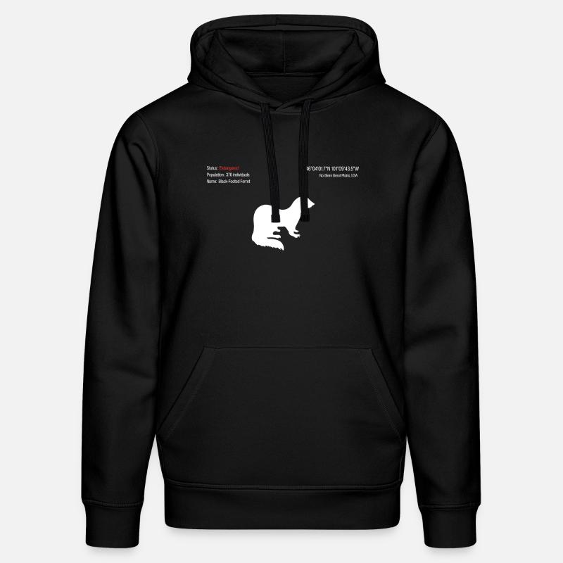 Frettchen - Stanley/Stella Unisex Bio-Hoodie DRUMMER  - Schwarz