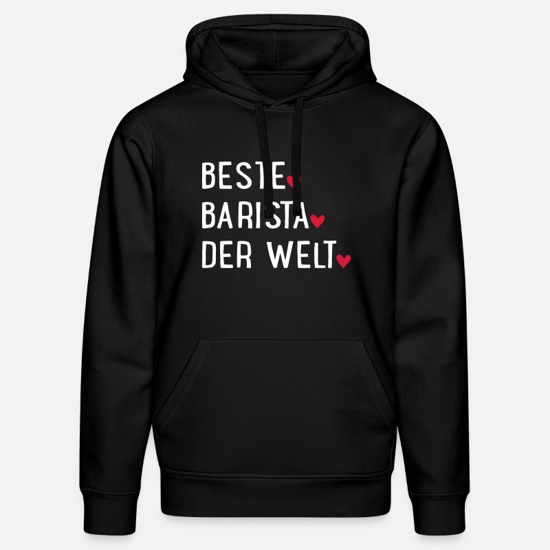Meilleur Barista - Sweat à capuche bio DRUMMER Stanley/Stella Unisexe - noir