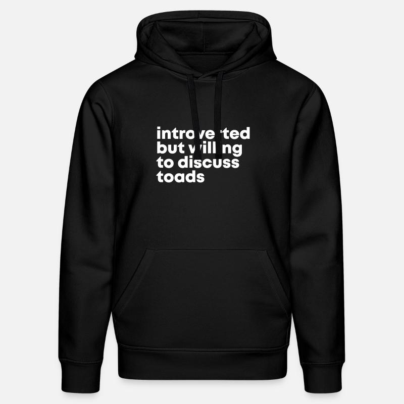 Toad Toad Toad - Stanley/Stella DRUMMER Unisex Organic Hoodie - black