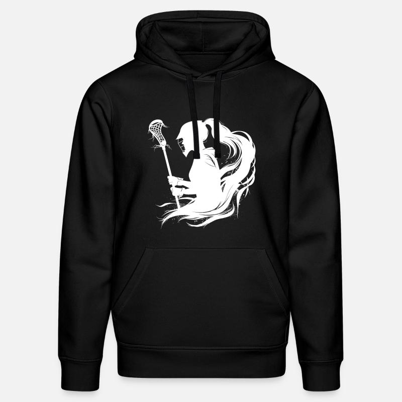 Joueur de crosse - Sweat à capuche bio DRUMMER Stanley/Stella Unisexe - noir