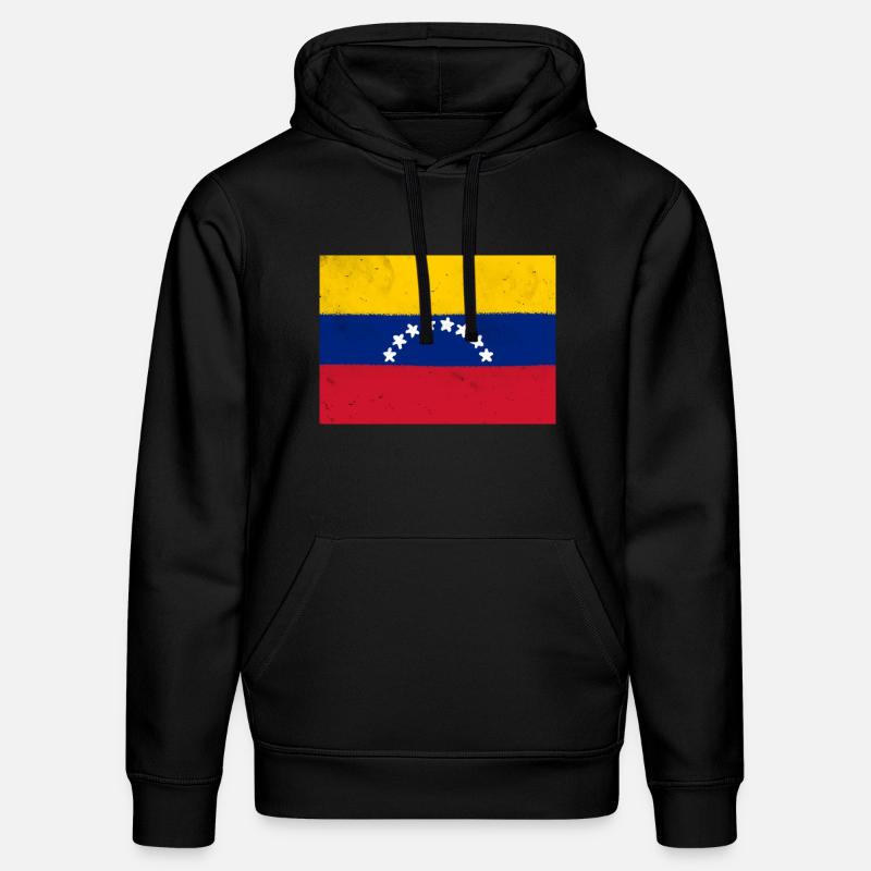 Drapeau du Venezuela - Sweat à capuche bio DRUMMER Stanley/Stella Unisexe - noir