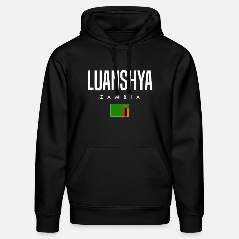 Luanshya Sambia - Stanley/Stella Unisex Bio-Hoodie DRUMMER  - Schwarz