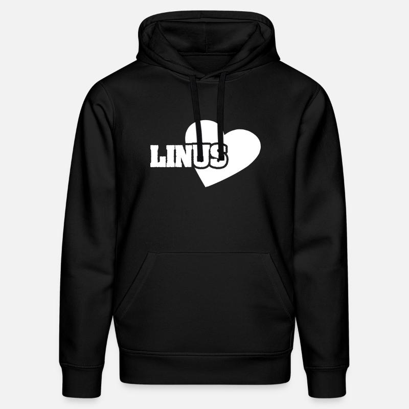 Linus comme l'or - Sweat à capuche bio DRUMMER Stanley/Stella Unisexe - noir
