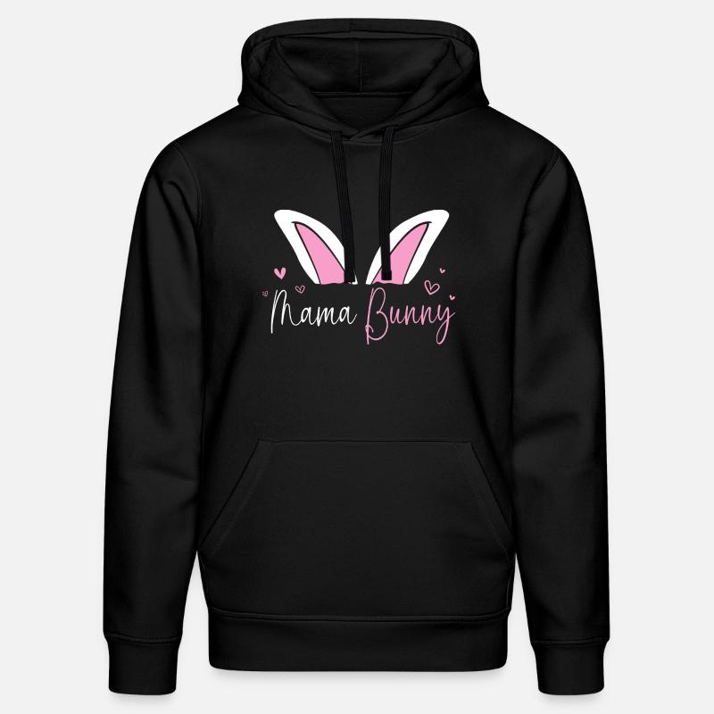 Werdende Mutter Ostern Gender Reveal - Stanley/Stella Unisex Bio-Hoodie DRUMMER - Schwarz