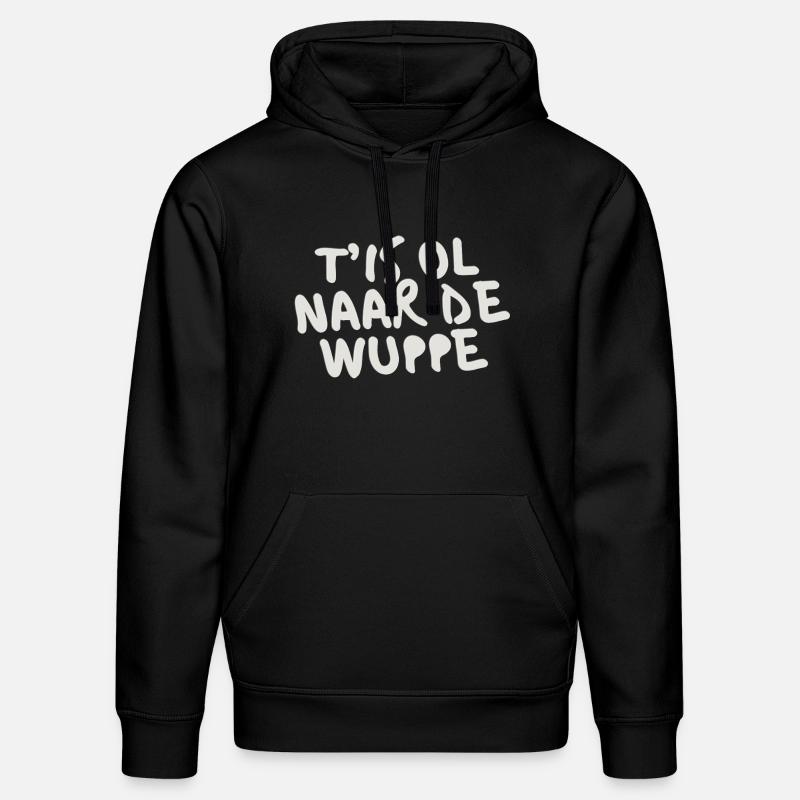 C’EST OL À LA WUPPE - Sweat à capuche bio DRUMMER Stanley/Stella Unisexe - noir