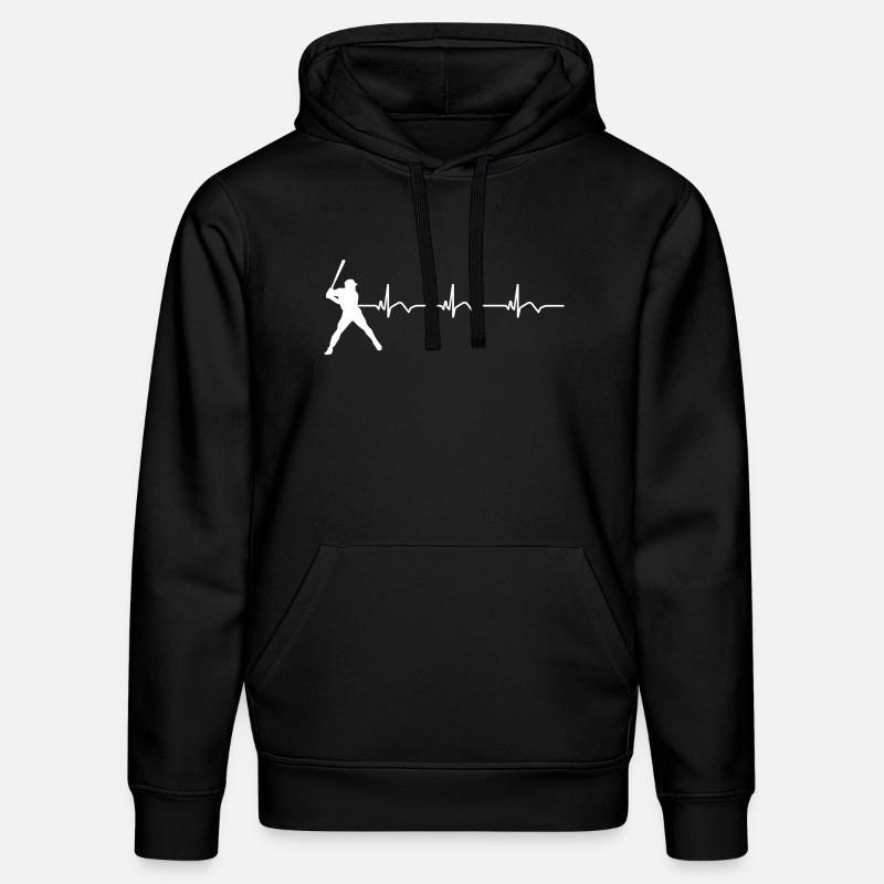 Baseball ECG Batte de baseball - Sweat à capuche bio DRUMMER Stanley/Stella Unisexe - noir