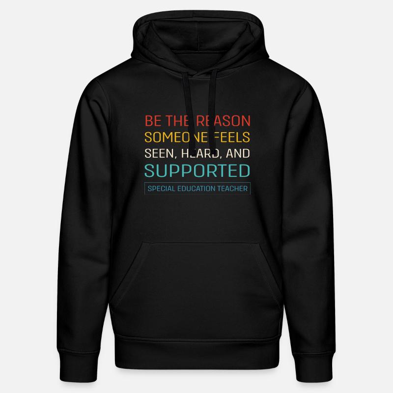 Sonderschule Lehrer Förderschule Pädagoge - Stanley/Stella Unisex Bio-Hoodie DRUMMER  - Schwarz
