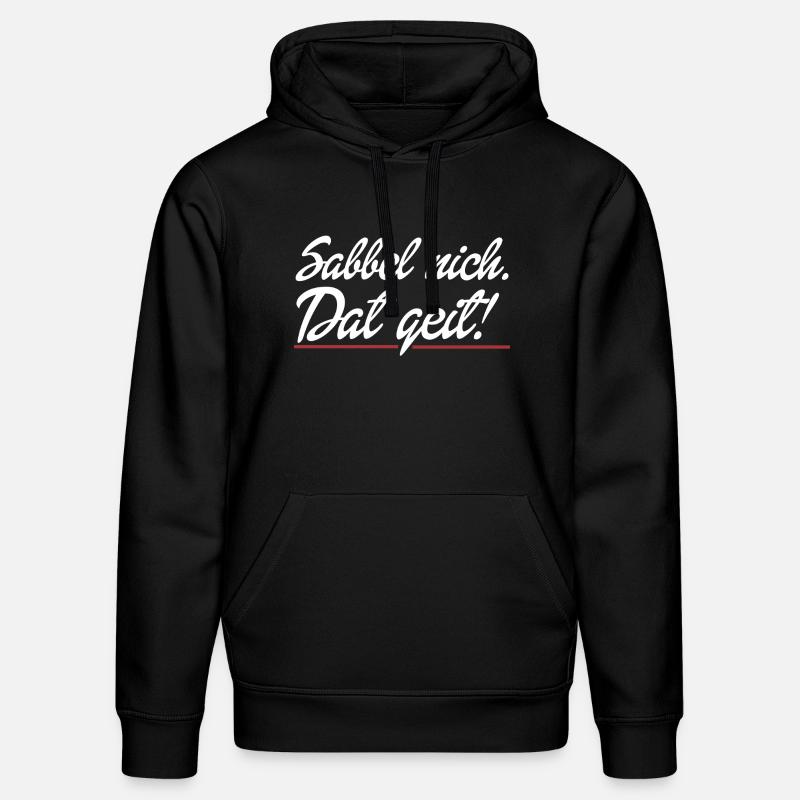 ça marche - Sweat à capuche bio DRUMMER Stanley/Stella Unisexe - noir