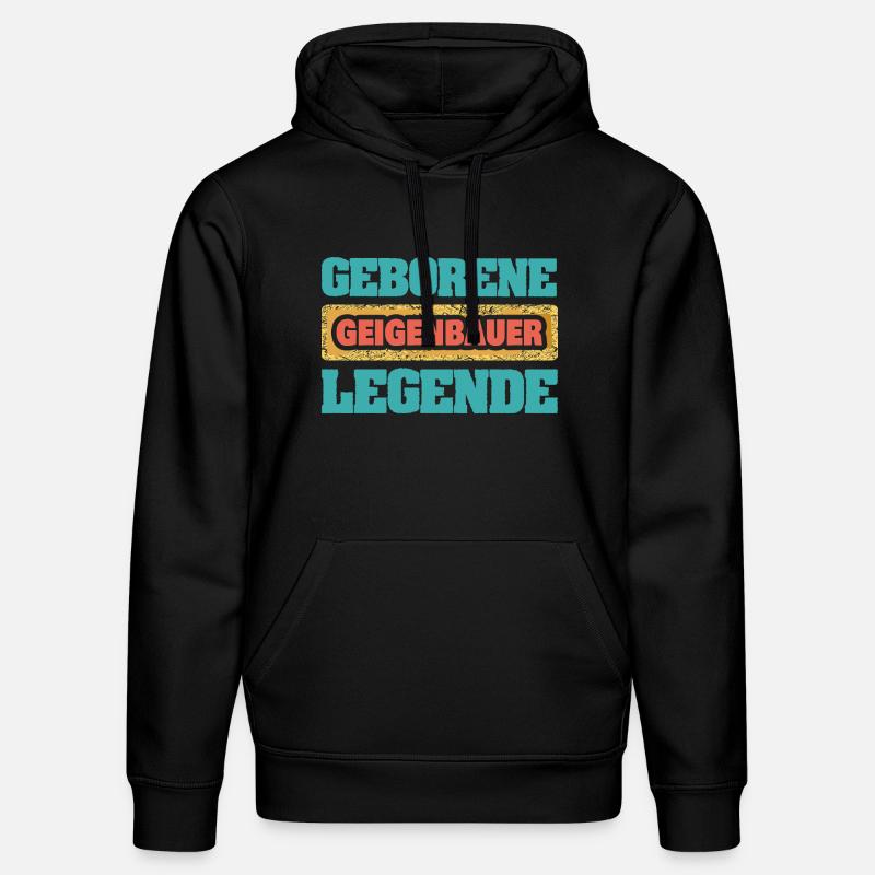 Beruf Geigenbauer - Stanley/Stella Unisex Bio-Hoodie DRUMMER  - Schwarz