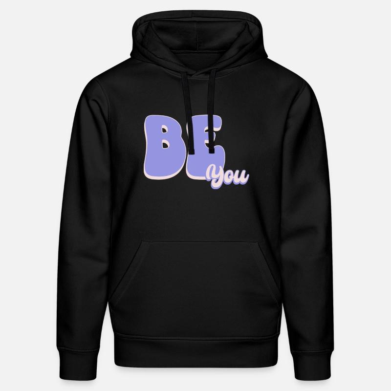 Sei einfach DU - Stanley/Stella Unisex Bio-Hoodie DRUMMER  - Schwarz