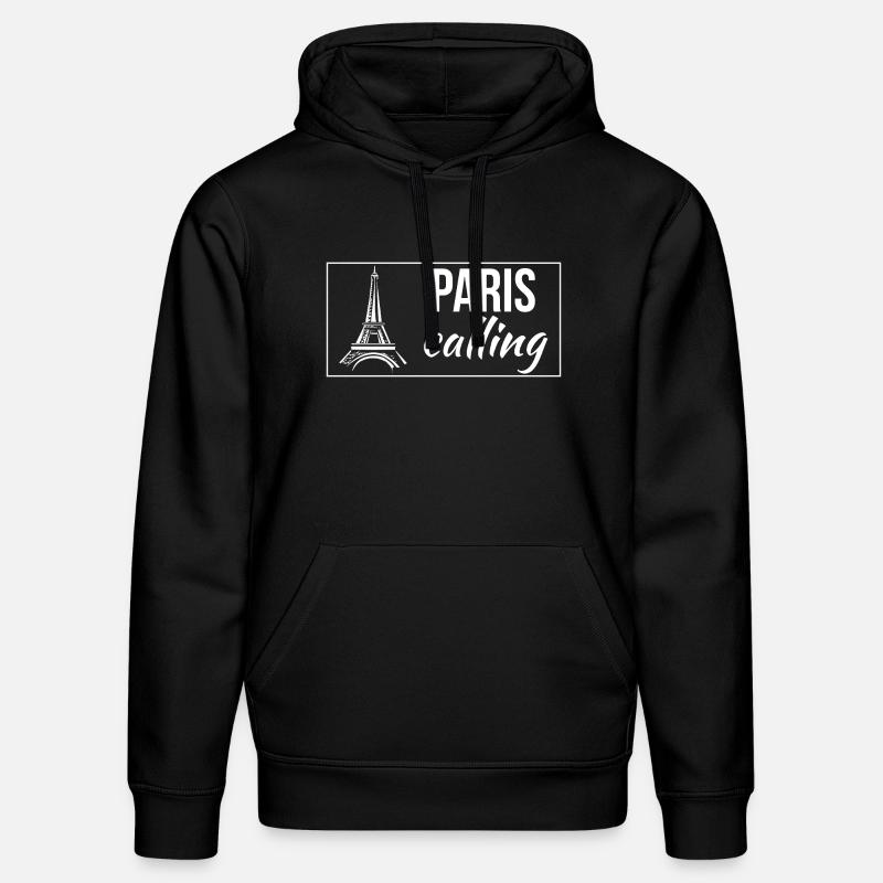 Paris Calling - Sweat à capuche bio DRUMMER Stanley/Stella Unisexe - noir