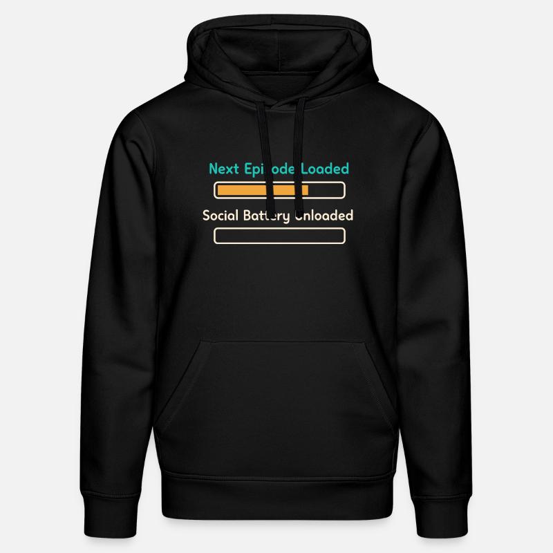 Anime-introvert Weeb Stubenhocker - Stanley/Stella Unisex Bio-Hoodie DRUMMER - Schwarz
