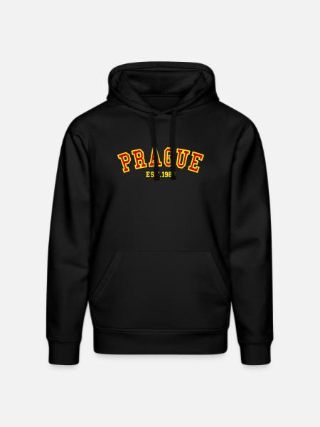 Prag gegründet 1986 - Stanley/Stella Unisex Bio-Hoodie DRUMMER - Schwarz
