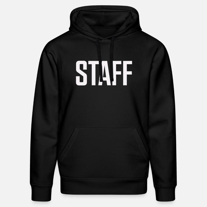 Staff - Stanley/Stella Unisex Bio-Hoodie DRUMMER  - Schwarz