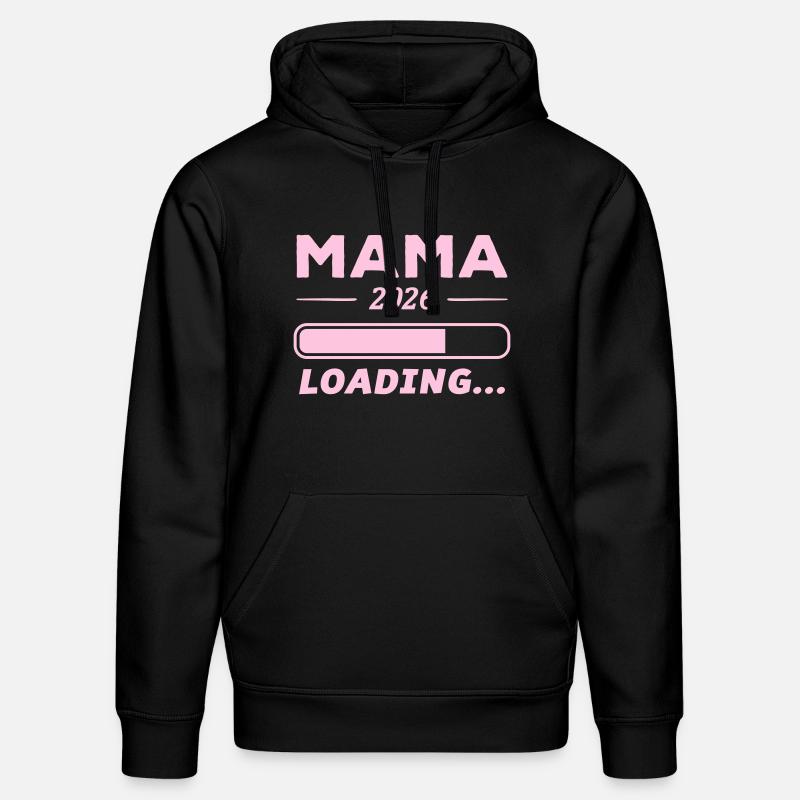 Mama 2026 Loading... - Stanley/Stella Unisex Bio-Hoodie DRUMMER  - Schwarz