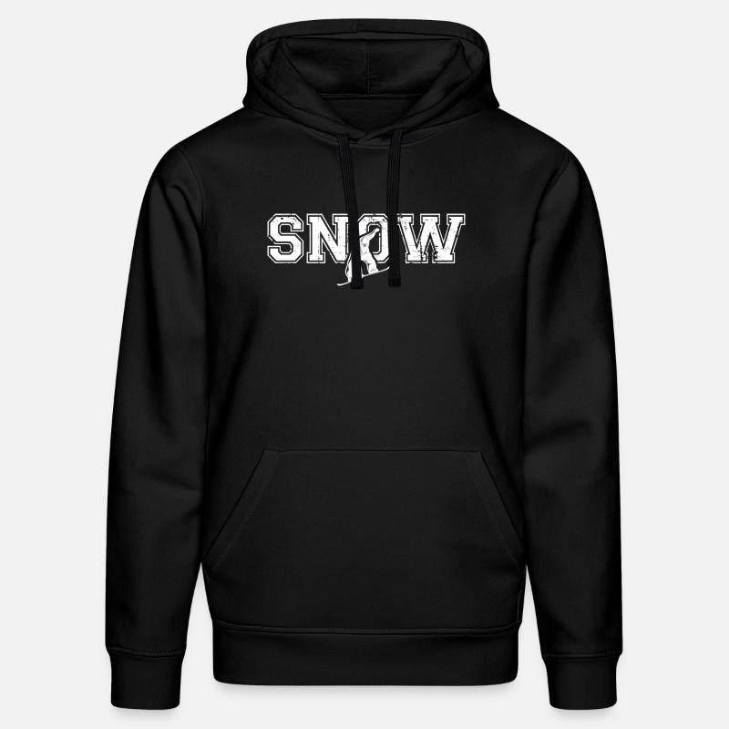 Snowboard Snowsnowboard - Sweat à capuche bio DRUMMER Stanley/Stella Unisexe - noir