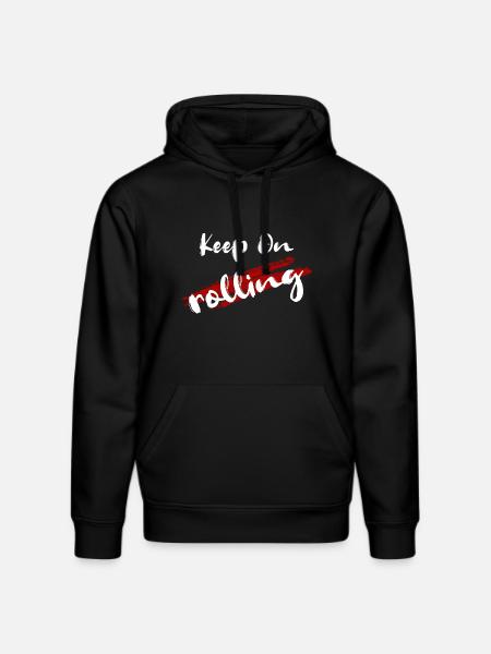 keep on - Stanley/Stella DRUMMER Unisex Organic Hoodie - black