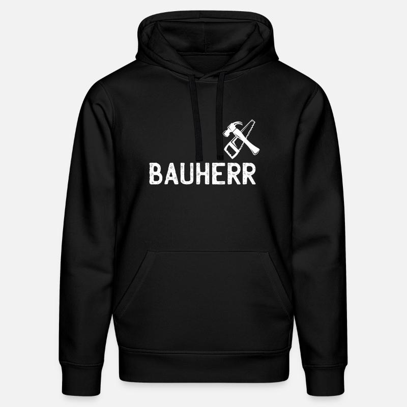 Emblème d’outil DIY pour constructeur - Sweat à capuche bio DRUMMER Stanley/Stella Unisexe - noir