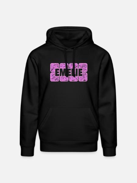 Geschenk für Emelie - Stanley/Stella Unisex Bio-Hoodie DRUMMER  - Schwarz
