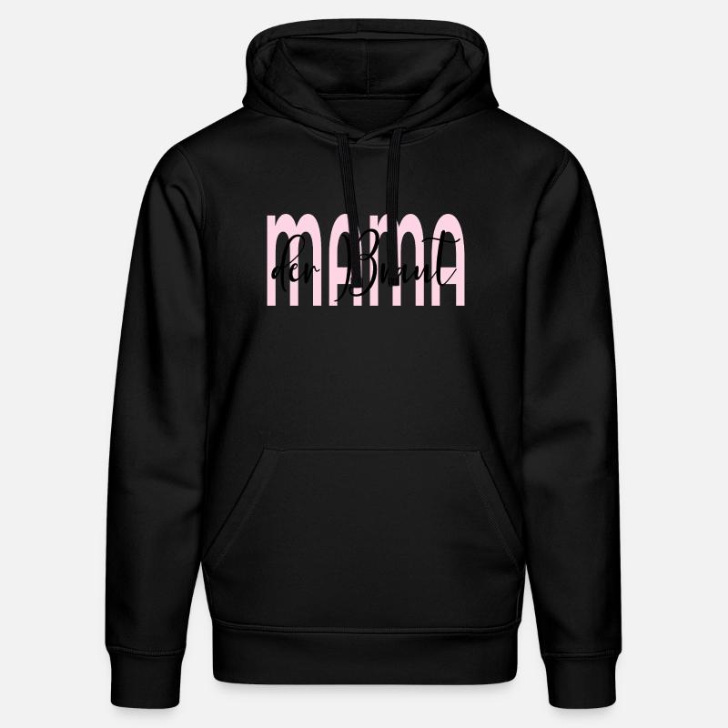 Maman de la mariée - Sweat à capuche bio DRUMMER Stanley/Stella Unisexe - noir