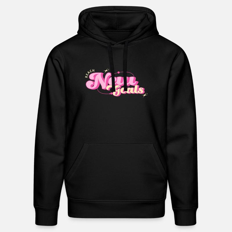 Objectifs Neufs Néon - Sweat à capuche bio DRUMMER Stanley/Stella Unisexe - noir