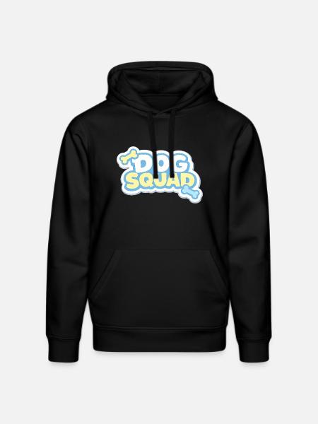 Dog Squad Pastel Paws - Stanley/Stella DRUMMER Unisex Organic Hoodie - black