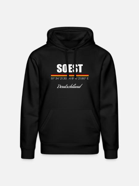 Soest - Stanley/Stella Unisex Bio-Hoodie DRUMMER - Schwarz