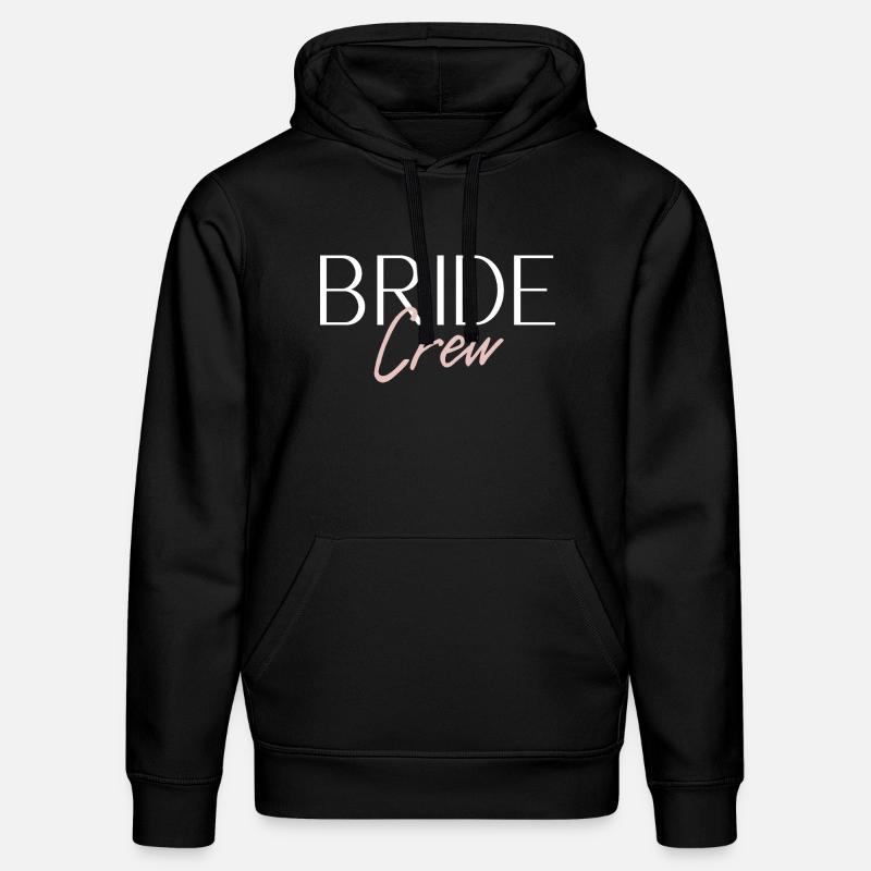 Bride Crew - Stanley/Stella Unisex Bio-Hoodie DRUMMER  - Schwarz