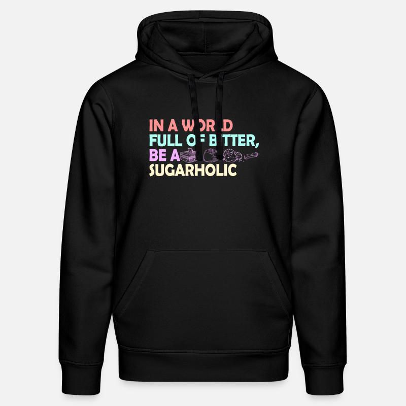 Citation de Sugarholic World - Sweat à capuche bio DRUMMER Stanley/Stella Unisexe - noir