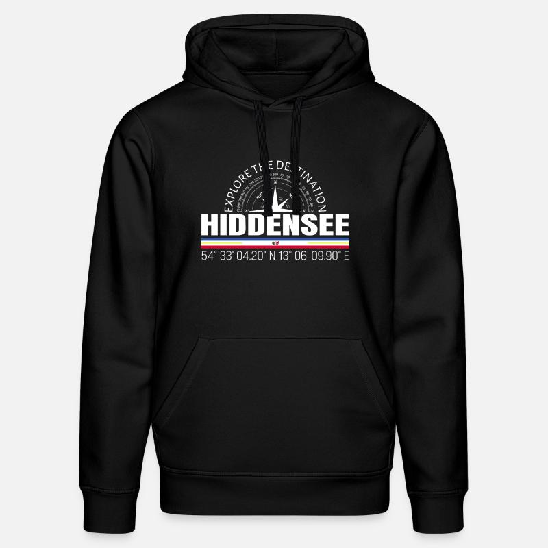 Hiddensee - Stanley/Stella Unisex Bio-Hoodie DRUMMER  - Schwarz