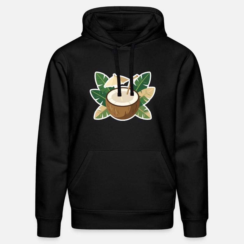 Refroidisseur de l’île Coconut - Sweat à capuche bio DRUMMER Stanley/Stella Unisexe - noir