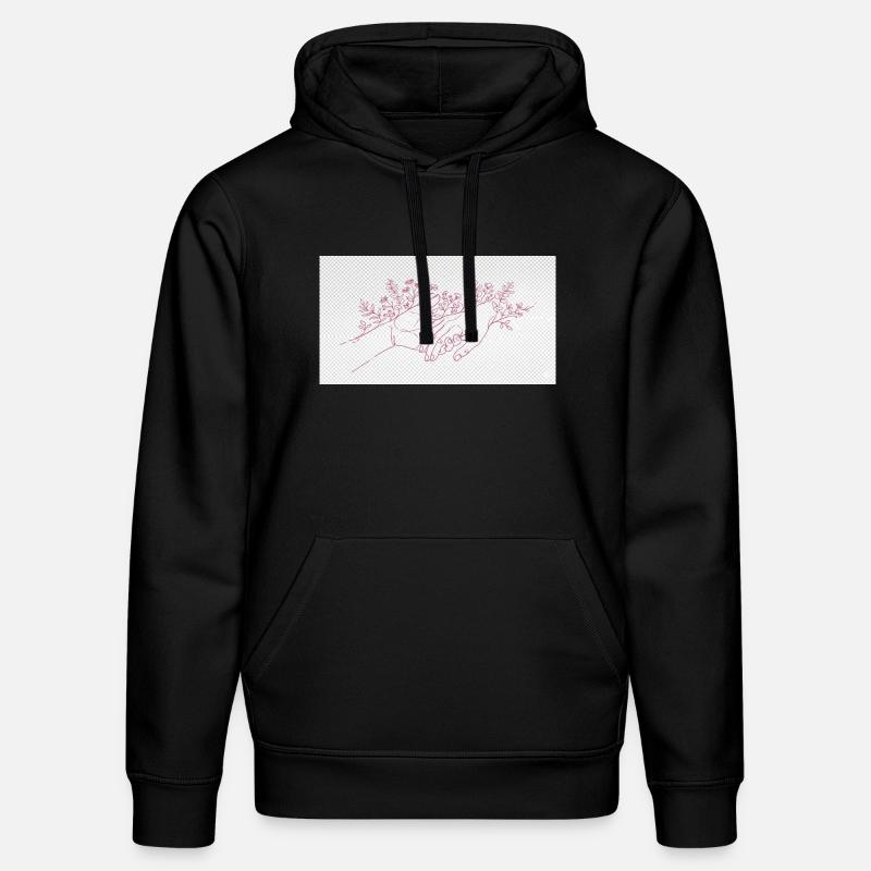 Hand der Beschützerin - Stanley/Stella Unisex Bio-Hoodie DRUMMER - Schwarz