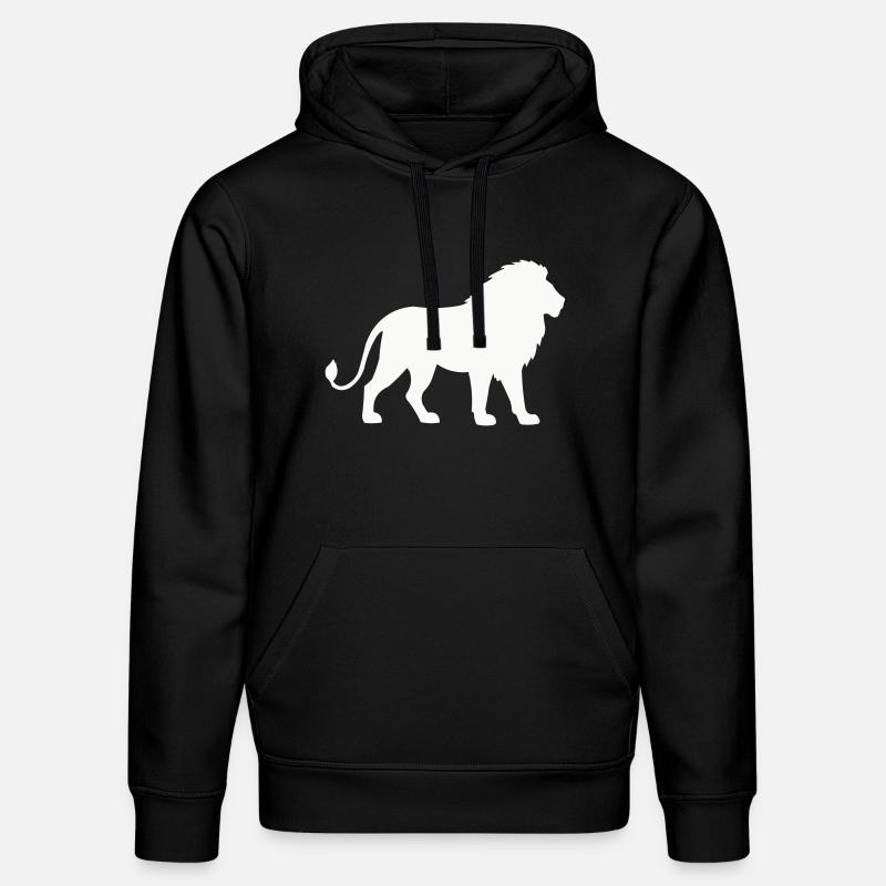 löwe - Stanley/Stella Unisex Bio-Hoodie DRUMMER  - Schwarz