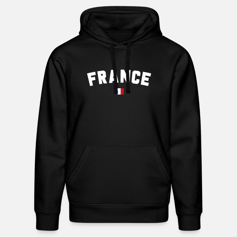 France - Sweat à capuche bio DRUMMER Stanley/Stella Unisexe - noir