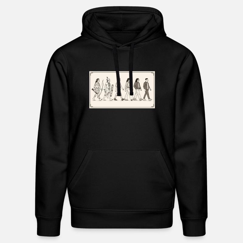 Molukkische Entwicklung durch s2soon - Stanley/Stella Unisex Bio-Hoodie DRUMMER - Schwarz